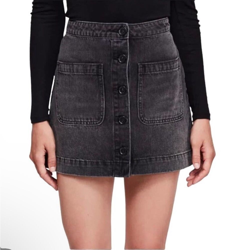 FREE PEOPLE | WE THE FREE Don’t Get Me Wrong Button Front Skirt Women’s Size 4
